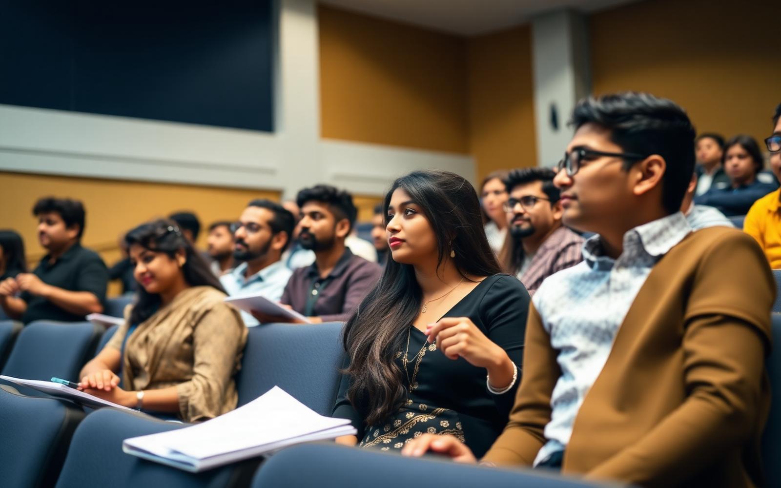 Students at an IIMM lecture